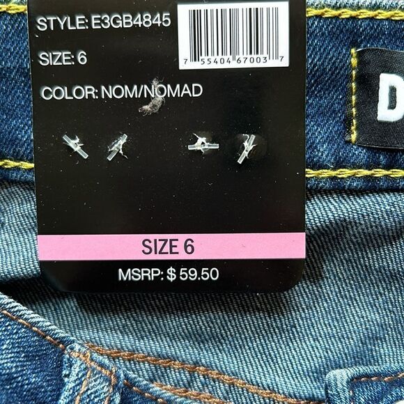 NEW DKNY Mid Rise Denim Skirt - Picture 3 of 7